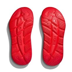 Hoka Unisex Ora Recovery Slide 3 - Bellwether Blue/Red Alert - Regular (D) -Shoe Zone Shop 1135061 BBRA 7