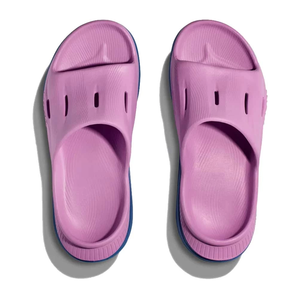 Hoka Unisex Ora Recovery Slide 3 - Cyclamen/Coastal Sky 6 Hoka Unisex Ora Recovery Slide 3 - Cyclamen/Coastal Sky - Image 4