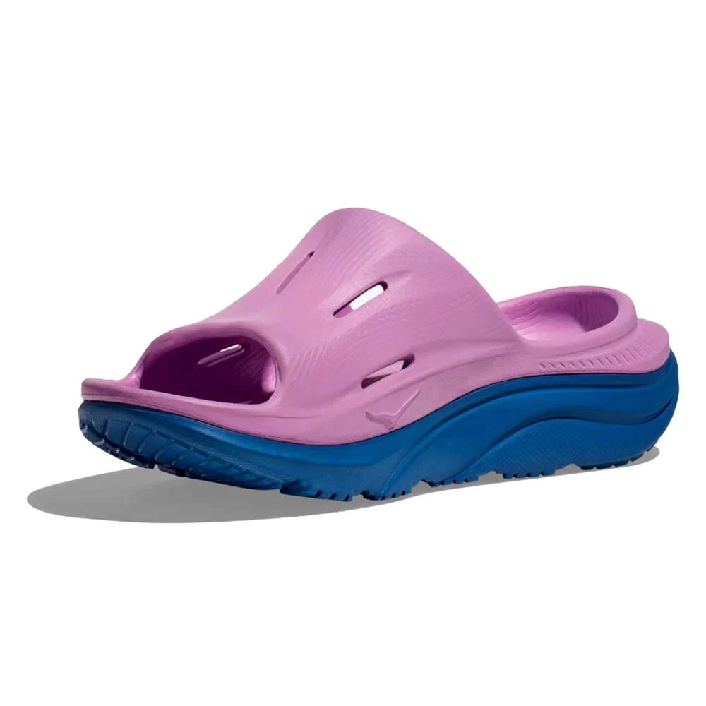 Hoka Unisex Ora Recovery Slide 3 - Cyclamen/Coastal Sky 5 Hoka Unisex Ora Recovery Slide 3 - Cyclamen/Coastal Sky - Image 3