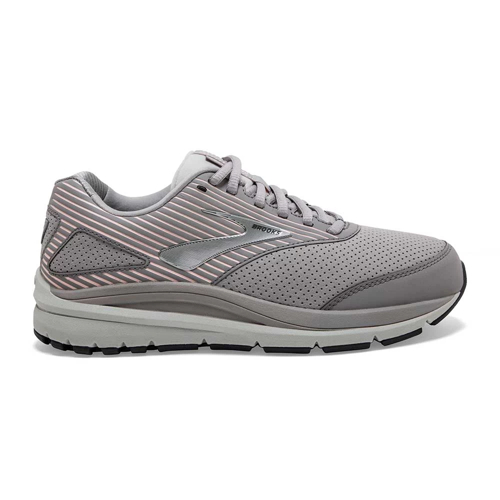 BROOKS Women's Addiction Walker Suede Walking Shoe - Alloy/Oyster/Peach- Regular (B) 3 BROOKS Women's Addiction Walker Suede Walking Shoe - Alloy/Oyster/Peach- Regular (B)