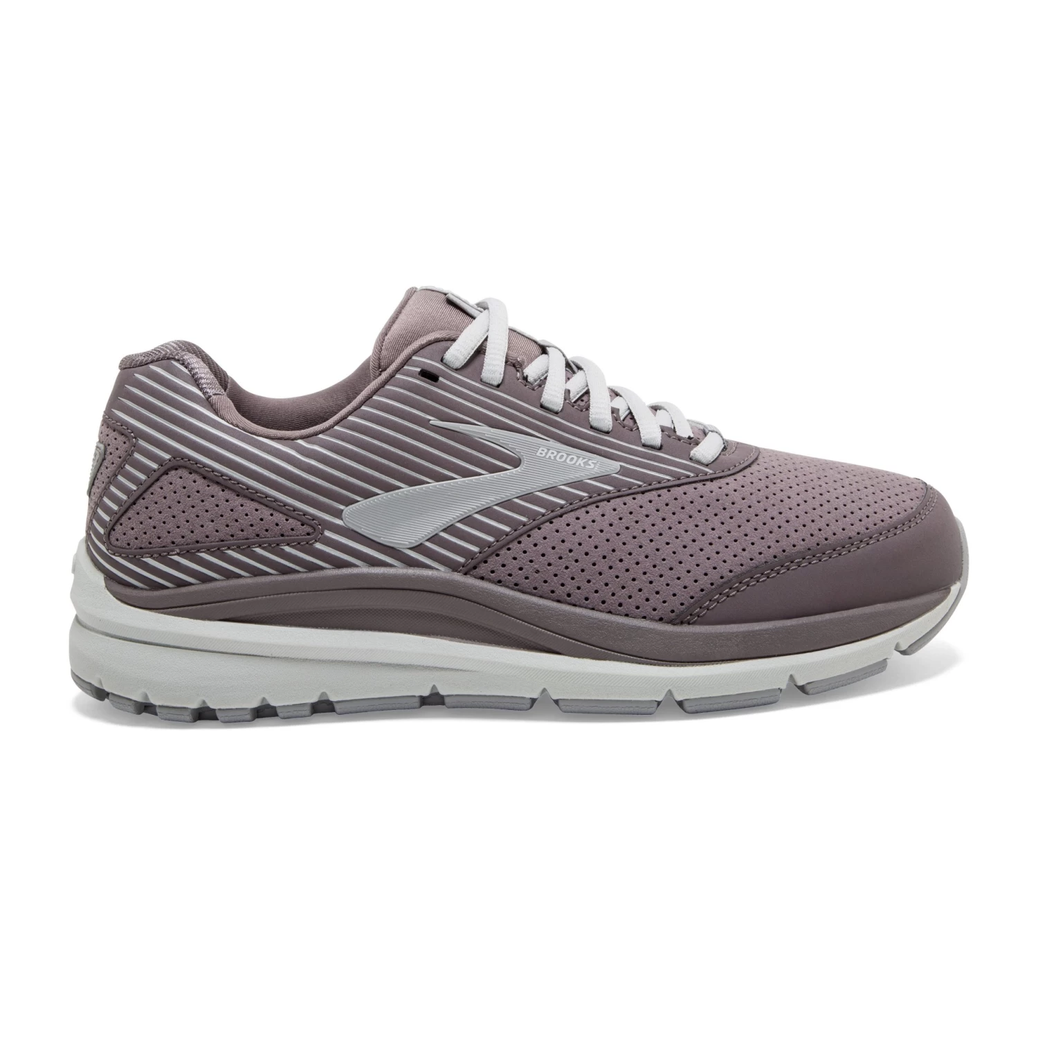 BROOKS Women's Addiction Walker Suede Walking Shoe - Shark/Alloy/Oyster - Regular (B) 3 BROOKS Women's Addiction Walker Suede Walking Shoe - Shark/Alloy/Oyster - Regular (B)