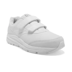 BROOKS Women's Addiction Walker VStrap 2 Walking Shoe -White/White- Wide (D) -Shoe Zone Shop 120309 142 A Addiction Walker V Strap 2 56ec2654 9ce0 491f a606 0523a10b8642