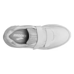 BROOKS Women's Addiction Walker VStrap 2 Walking Shoe -White/White- Wide (D) -Shoe Zone Shop 120309 142 O Addiction Walker V Strap 2 5aa55ab5 4767 471a 8a95 8fedc3f32081