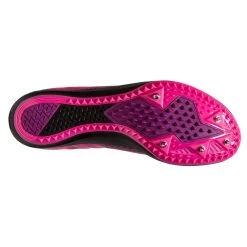 BROOKS Women's Mach 19 Track Spike - Black/Hollyhock/Pink- Regular (B) -Shoe Zone Shop 120311 063 S Mach 19