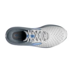 BROOKS Women's Dyad 11 Running Shoe- Grey/White/Blue - Wide (D) -Shoe Zone Shop 120312 065 O Dyad 11 dd9ffa7b 59fb 4b71 9b08 cef026761dcf