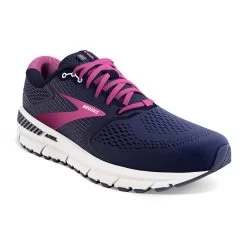 BROOKS Women's Ariel 20 Running Shoe - Peacoat/Vivid Viola/White - Regular (B) -Shoe Zone Shop 120315 491 A Ariel 20 2