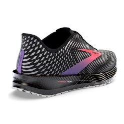 BROOKS Women's Hyperion Tempo Running Shoe- Black/Coral/Purple - Regular (B) -Shoe Zone Shop 120328 026 H Hyperion Tempo 1