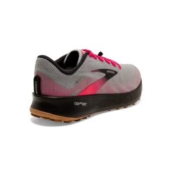 BROOKS Women's Catamount Trail Running Shoe - Alloy/Pink/Black - Regular (B) -Shoe Zone Shop 120339 098 H Catamount