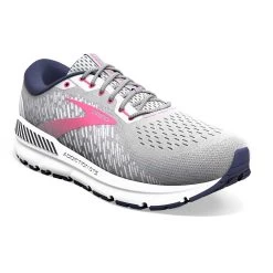 BROOKS Women's Addiction GTS 15 Running Shoe - Oyster/Peacoat/Lilac Rose - Extra Wide (2E) -Shoe Zone Shop 120352 054 A Addiction GTS 15 1