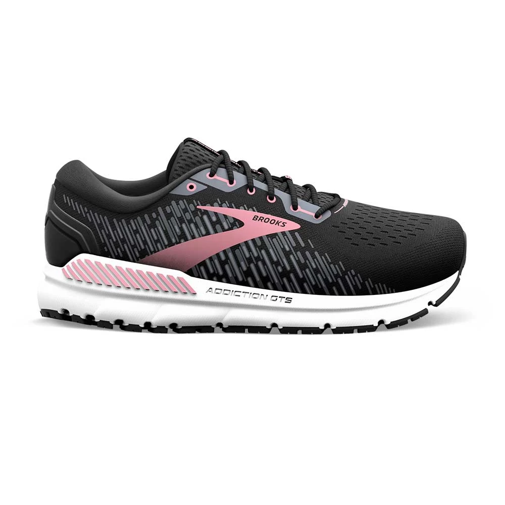 BROOKS Women's Addiction GTS 15 Running Shoe- Black/Ebony/Mauvewood- Extra Wide (2E) 3 BROOKS Women's Addiction GTS 15 Running Shoe- Black/Ebony/Mauvewood- Extra Wide (2E)