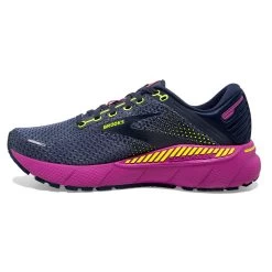 BROOKS Women's Adrenaline GTS 22 Running Shoe- Nightshadow/Viola/Nightlife- Regular (B) -Shoe Zone Shop 120353 490 M Adrenaline GTS 22