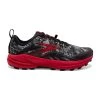 BROOKS Women's Cascadia 16 Trail Shoe - Black/Grey/Red- Regular (B) -Shoe Zone Shop 120363 008 L Cascadia 16