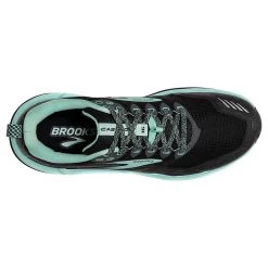 BROOKS Women's Cascadia 16 Trail Shoe- Black/Ebony/Yucca - Wide (D) -Shoe Zone Shop 120363 049 O Cascadia 16 96eac59a b6b9 43f2 b3f6 049662614692