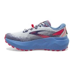 BROOKS Women's Caldera 6 Trail Running Shoe- Oyster/Blissful Blue/Pink - Regular (B) -Shoe Zone Shop 120366 093 M Caldera 6