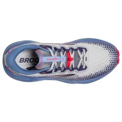 BROOKS Women's Caldera 6 Trail Running Shoe- Oyster/Blissful Blue/Pink - Regular (B) -Shoe Zone Shop 120366 093 O Caldera 6