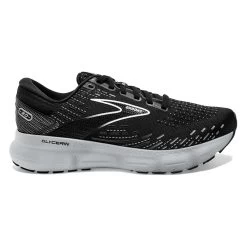 BROOKS Women's Glycerin 20 Running Shoe - Black/White/Alloy - Regular (B)