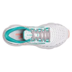 BROOKS Women's Glycerin 20 Running Shoe- Oyster/Latigo Bay/Coral - Wide (D) -Shoe Zone Shop 120369 061 O Glycerin 20