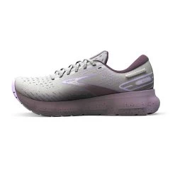 BROOKS Women's Glycerin 20 Running Shoe- White/Orchid/Lavender - Regular (B) -Shoe Zone Shop 120369 168 M Glycerin 20