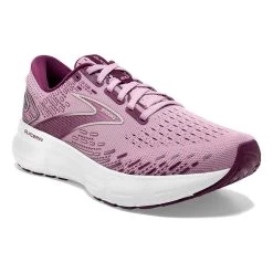 BROOKS Women's Glycerin 20 Running Shoe - Mauve/Grape Wine/Grey - Regular (B) -Shoe Zone Shop 120369 577 A Glycerin 20