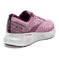 BROOKS Women's Glycerin 20 Running Shoe - Mauve/Grape Wine/Grey - Regular (B) -Shoe Zone Shop 120369 577 H Glycerin 20