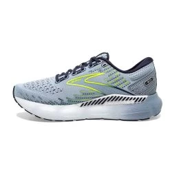BROOKS Women's Glycerin GTS 20 Running Shoe- Light Blue/Peacoat/Nightlife- Regular (B) -Shoe Zone Shop 120370 416 M Glycerin GTS 20