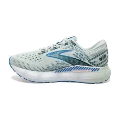 BROOKS Women's Glycerin GTS 20 Running Shoe - Blue Glass/Marina/Legion Blue - Regular (B) -Shoe Zone Shop 120370 494 M Glycerin GTS 20