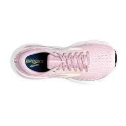 BROOKS Women's Glycerin GTS 20 Running Shoe- Pink/Yellow/White- Regular (B) -Shoe Zone Shop 120370 656 O Glycerin GTS 20