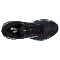 BROOKS Women's Ghost 15 Running Shoe- Black/Jacaranda/Salt- Regular (B) -Shoe Zone Shop 120380 011 O Ghost 15