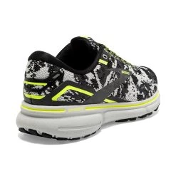 BROOKS Women's Ghost 15 Camo Running Shoe - Black/Ebony/Nightlife - Regular (B) -Shoe Zone Shop 120380 029 H Ghost 15