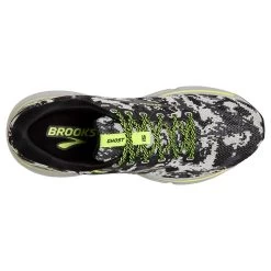 BROOKS Women's Ghost 15 Camo Running Shoe - Black/Ebony/Nightlife - Regular (B) -Shoe Zone Shop 120380 029 O Ghost 15