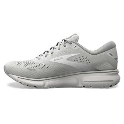 BROOKS Women's Ghost 15 Running Shoe - Oyster/Alloy/White - Regular (B) -Shoe Zone Shop 120380 112 M Ghost 15