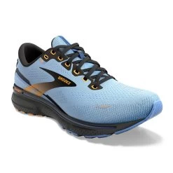 BROOKS Women's Ghost 15 Running Shoe- Light Blue/Black/Yellow - Regular (B) -Shoe Zone Shop 120380 437 A Ghost 15