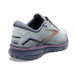 BROOKS Women's Ghost 15 Running Shoe - Spa Blue/Neo Pink/ Copper- Regular (B) -Shoe Zone Shop 120380 492 H Ghost 15 1