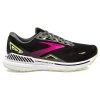 BROOKS Women's Adrenaline GTS 23 Running Shoe - Black/Gunmetal/Sharp Green- Narrow (2A) -Shoe Zone Shop 120381 037 L Adrenaline GTS 23 1