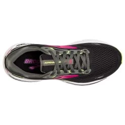 BROOKS Women's Adrenaline GTS 23 Running Shoe - Black/Gunmetal/Sharp Green- Narrow (2A) 14 BROOKS Women's Adrenaline GTS 23 Running Shoe - Black/Gunmetal/Sharp Green- Narrow (2A) -Shoe Zone Shop 120381 037 O Adrenaline GTS 23 1