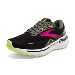 BROOKS Women's Adrenaline GTS 23 Running Shoe - Black/Gunmetal/Sharp Green- Regular (B) -Shoe Zone Shop 120381 037 Z Adrenaline GTS 23 2