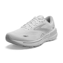 BROOKS W Adrenaline GTS 23 (D) - White/Oyster/Silver -Shoe Zone Shop 120381 104 Z Adrenaline GTS 23 2ea0d7d5 9024 45b1 9a01 06bdb4dfaebd