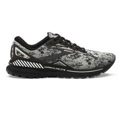 BROOKS Men's Adrenaline GTS 23 Running Shoe - White/Grey/Black- Regular (2E)
