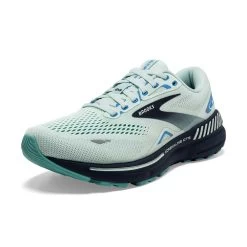 BROOKS Women's Adrenaline GTS 23 Running Shoe - Blue Glass/Nile Blue/Marina- Wide (D) -Shoe Zone Shop 120381 471 Z Adrenaline GTS 23 33aa5258 51f8 4fa8 a5bd 24e8607883d5