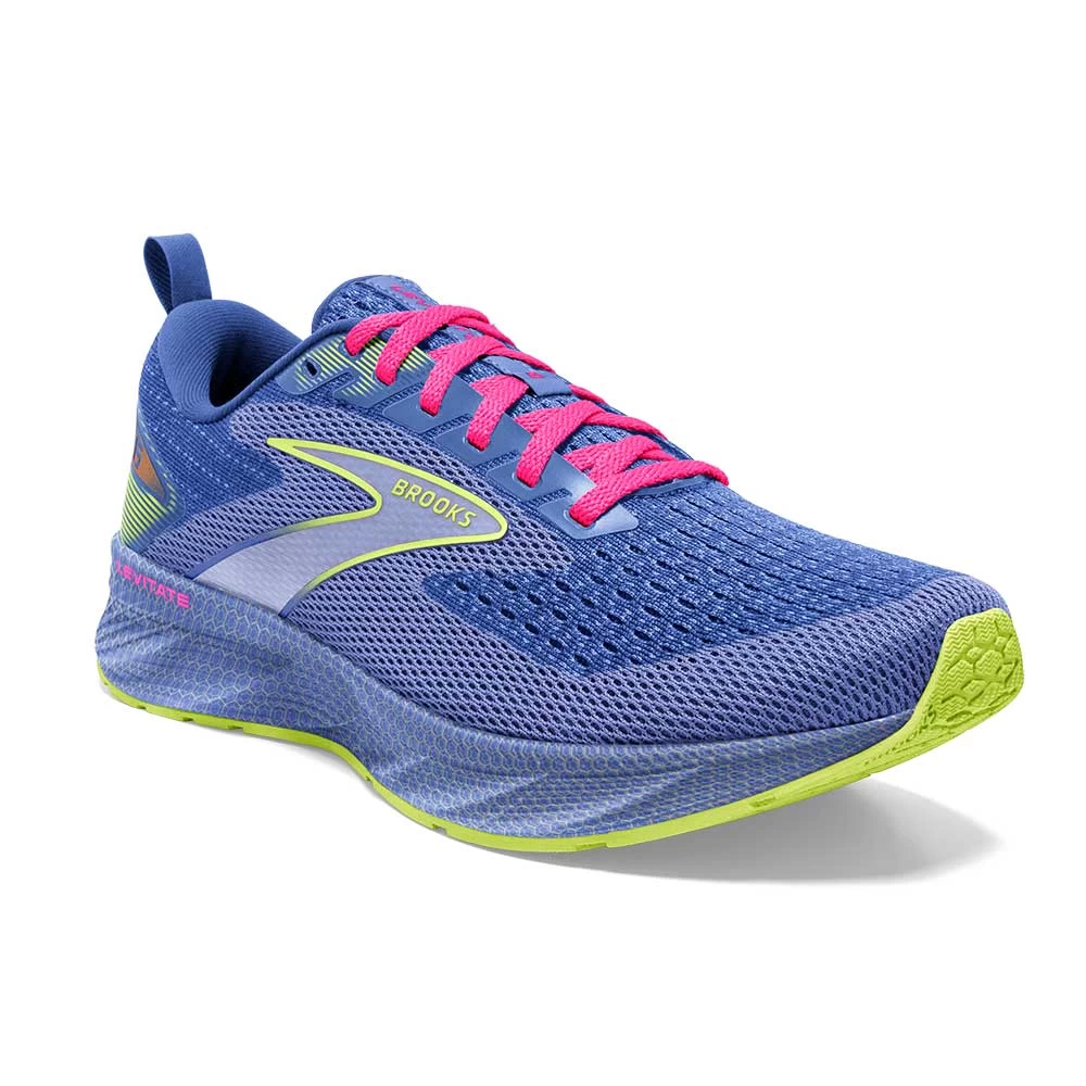 BROOKS Women's Levitate 6 Running Shoe- Purple/Pink- Regular (B) 4 BROOKS Women's Levitate 6 Running Shoe- Purple/Pink- Regular (B) - Image 2