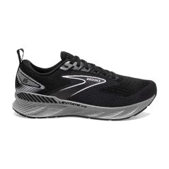 BROOKS Women's Levitate GTS 6 Running Shoe- Black/Ebony/White- Regular (B)