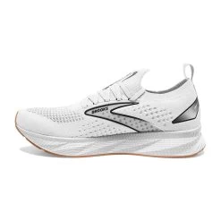 BROOKS Women's Levitate StealthFit 6 Running Shoe- White/Bran- Regular (B) -Shoe Zone Shop 120385 170 M Levitate StealthFit 6