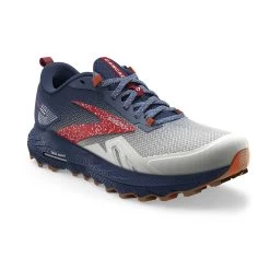 BROOKS Women's Cascadia 17 Trail Running Shoe - White/Navy/Bittersweet - Regular (B) 9 BROOKS Women's Cascadia 17 Trail Running Shoe - White/Navy/Bittersweet - Regular (B) -Shoe Zone Shop 120392 157 A Cascadia 17