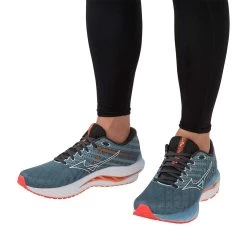 Mizuno Men's Wave Inspire 19 Running Shoe- Provincial Blue/White- Regular (D) -Shoe Zone Shop 1280 I4DmyIZKWa873ocD