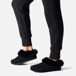 Sorel Women's Go Coffee Run Slipper - Black - Regular (B) -Shoe Zone Shop 1915801 011 a9