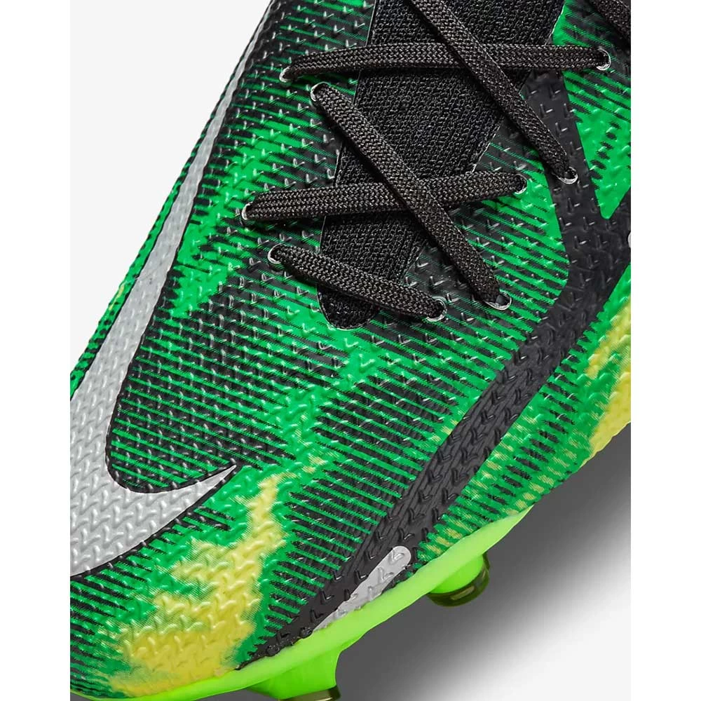 Nike Unisex Phantom GT2 Pro SW FG Soccer Shoe - Black/MTLC Platinum Green-Regular (D) 7 Nike Unisex Phantom GT2 Pro SW FG Soccer Shoe - Black/MTLC Platinum Green-Regular (D) - Image 5