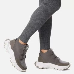 Sorel Women's Kinetic Breakthru Caribou WP Boot- Quarry- Regular (B) -Shoe Zone Shop 2028281 052 a9