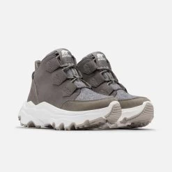 Sorel Women's Kinetic Breakthru Caribou WP Boot- Quarry- Regular (B) -Shoe Zone Shop 2028281 052 f2