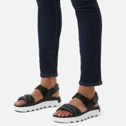 Sorel Women's Viibe Sandal - Black/Sea Salt- Regular (B) -Shoe Zone Shop 2030511 010 a9