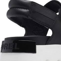 Sorel Women's Viibe Sandal - Black/Sea Salt- Regular (B) -Shoe Zone Shop 2030511 010 d